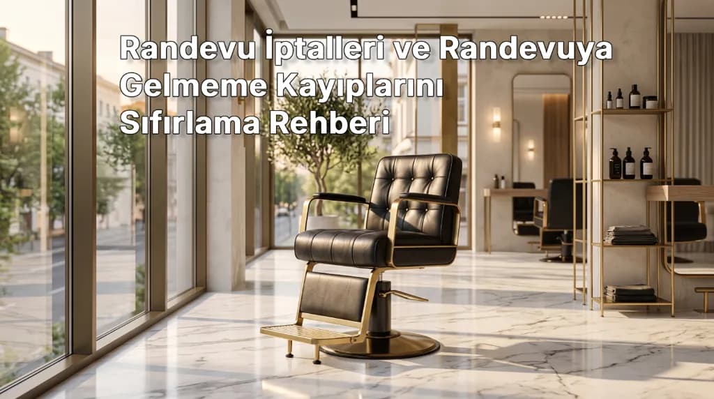 Salon İşletmelerinde Boş Kalan Koltuk Maliyeti: Randevu İptalleri ve Gelmeme Kayıplarını Sıfırlama Rehberi